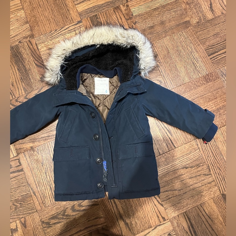 Jcrew Nordic Parka navy size 3T
